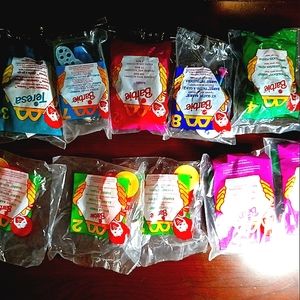 90s McDonald's happy meal Barbie toys in packages